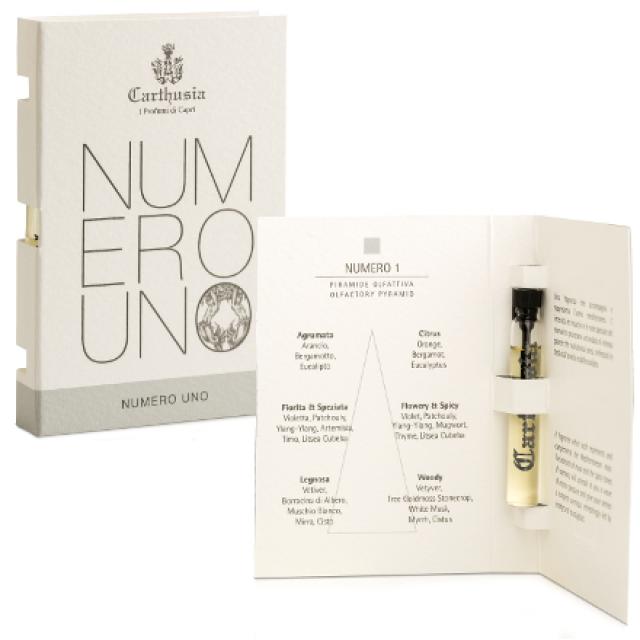 Carthusia Numero Uno 2ml 0,06 oz échantillon de parfum officiels testeur de parfum