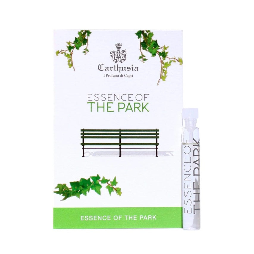 official Carthusia parfumstaaltje Carthusia Essence of the park size 2 ml 0,06 oz.