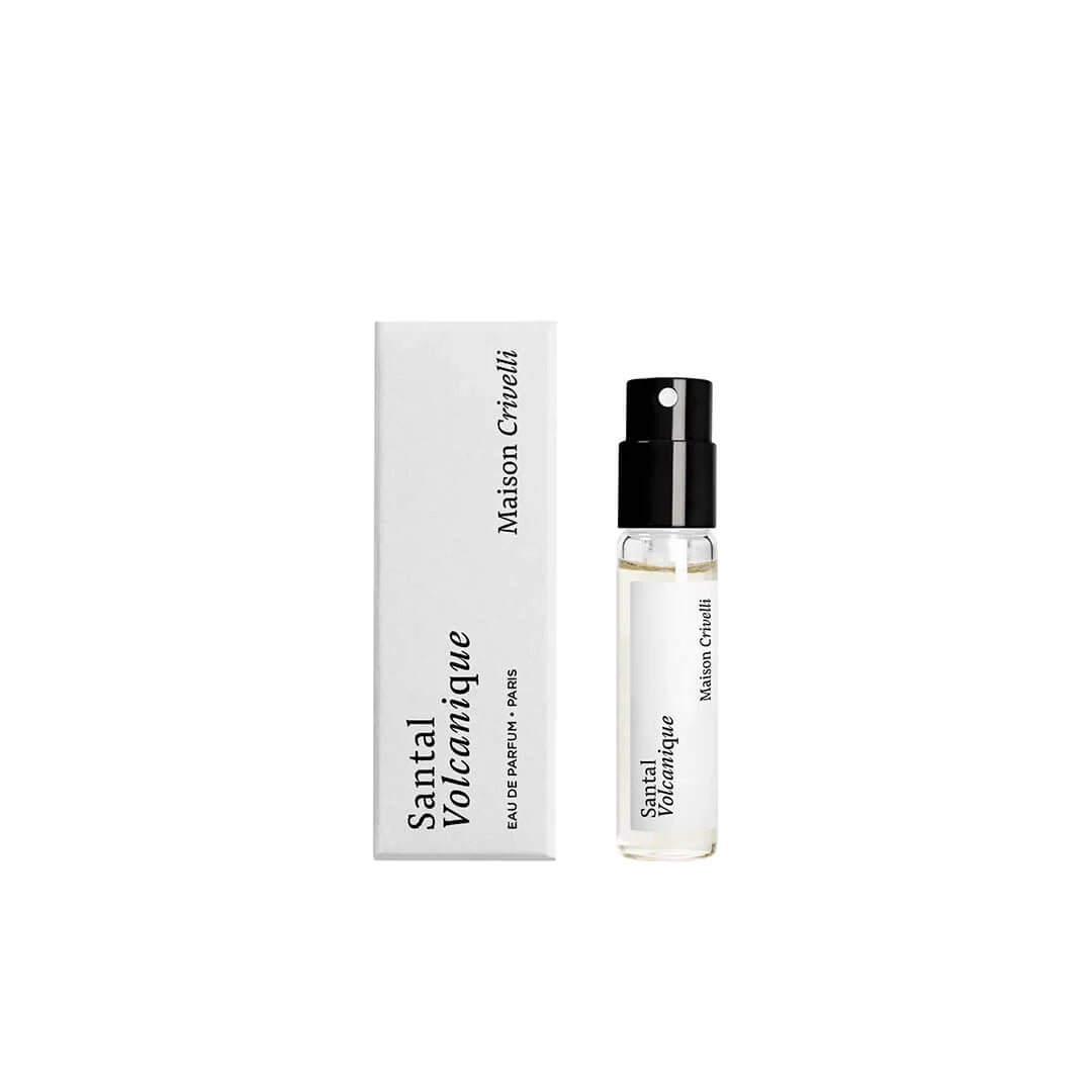 échantillons officiels de parfum de la Maison Crivelli Santal Volcanique parfum 1,5 ml 0,05 oz.