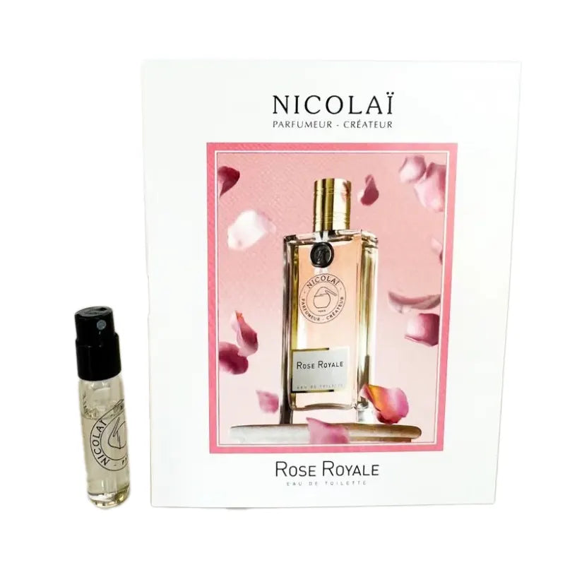 échantillons de parfum officiels testeur de parfum du parfum Nicolai Rose Royale 1,8 ml 0,07 oz.