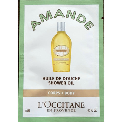 L'OCCITANE AMANDE HUILE DE DOUCHE HUILE DE DOUCHE 6ML 0.2 fl. onces.