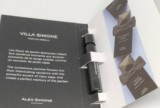 Alex Simone Villa Simone Parfum Absolu 1.2 ml 0,04 fl oz official parfumstaaltjes