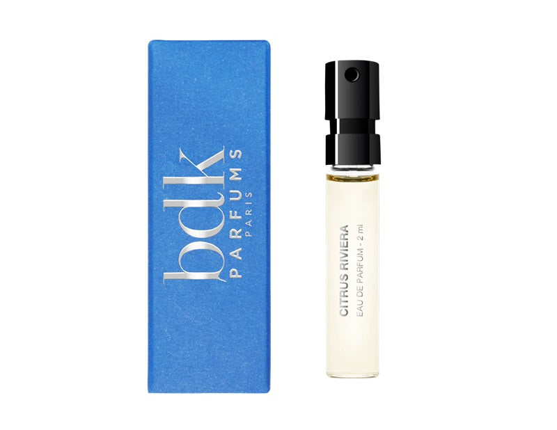 Échantillons de parfum officiels BDK Citrus Riveria 2 ml 0,06 oz