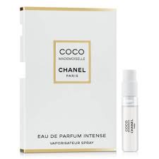 Échantillons officiels de parfums CHANEL Coco Mademoiselle Intense 1,5 ml