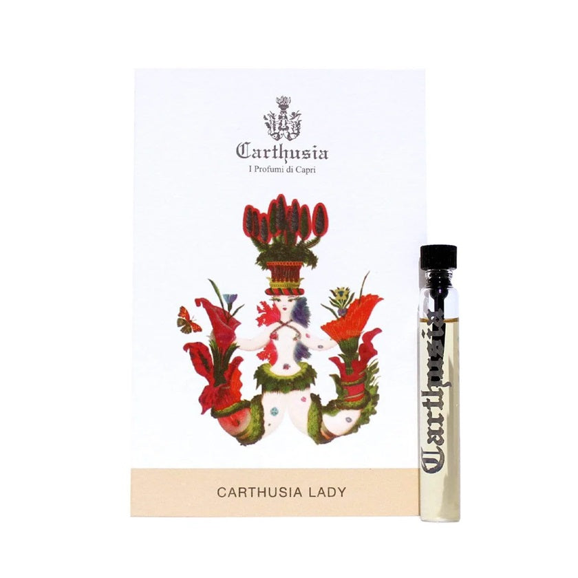 official Carthusia parfumstaaltje Carthusia Lady size 2 ml 0,06 oz.