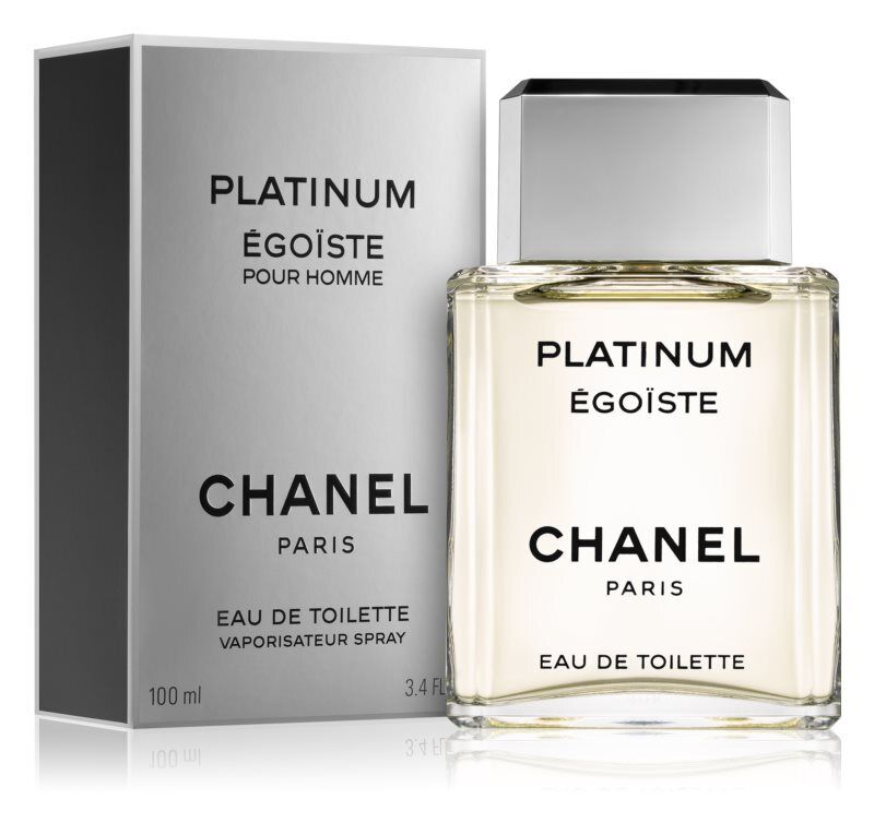 Échantillons de parfum CHANEL Platinum Egoiste 100 ml comprenant