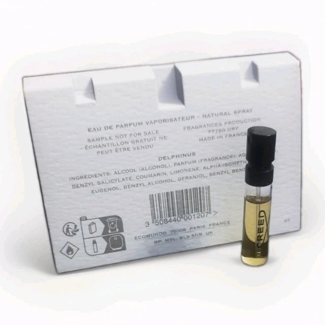 Creed Delphinus Eau de Parfum flacon échantillon officiel de parfum 1,7 ml