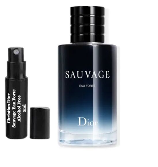 Testeur de parfum Christian Dior Sauvage Eau Forte 2 ml 0,06 oz. Parfum sans alcool
