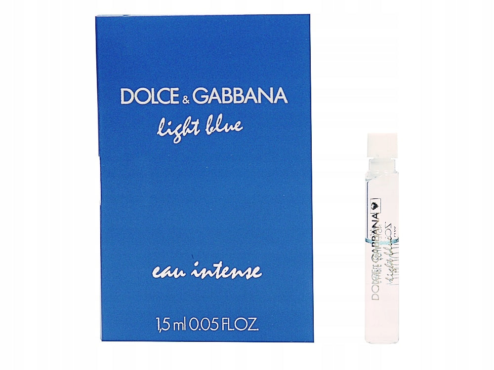 Échantillon officiel du parfum Dolce & Gabbana Light Blue Eau Intense 1,5 ml