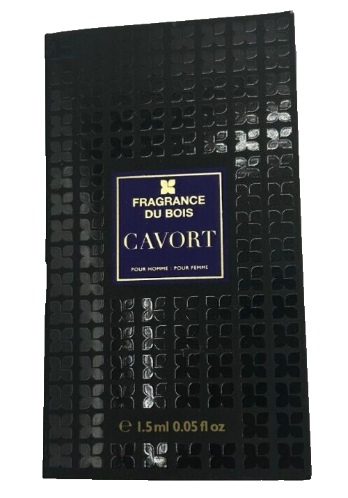 Parfum Du Bois Cavort 2ml 0.06 fl. onces. testeur de parfum d'échantillon de parfum officiel