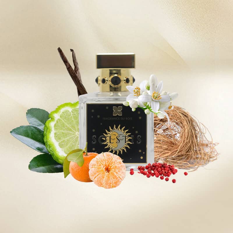 Parfum Du Bois Solstis 1,5 ml 0,05 fl. onces. échantillons de parfums officiels testeur de parfum