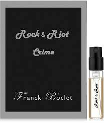 Échantillon officiel de parfum Franck Boclet Crime 1,5 ml, Échantillon officiel de parfum Franck Boclet Crime 1,5 ml, Échantillon officiel de parfum Franck Boclet Crime 1,5 ml