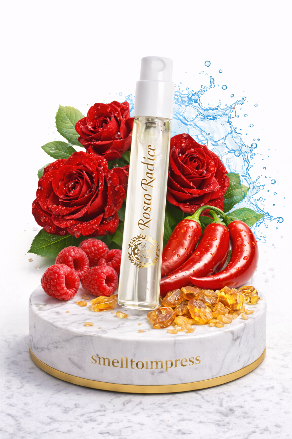 image de l’échantillon officiel de parfum Giardini di Toscana Rosso Radice 2ml 0,06 fl. oz.
