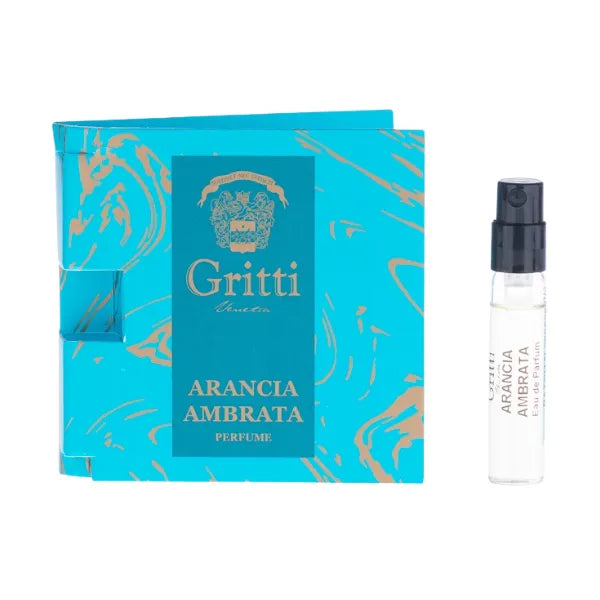 image de l'échantillon officiel de parfum Gritti Arancia Ambrata 2 ml 0,06 fl. oz.