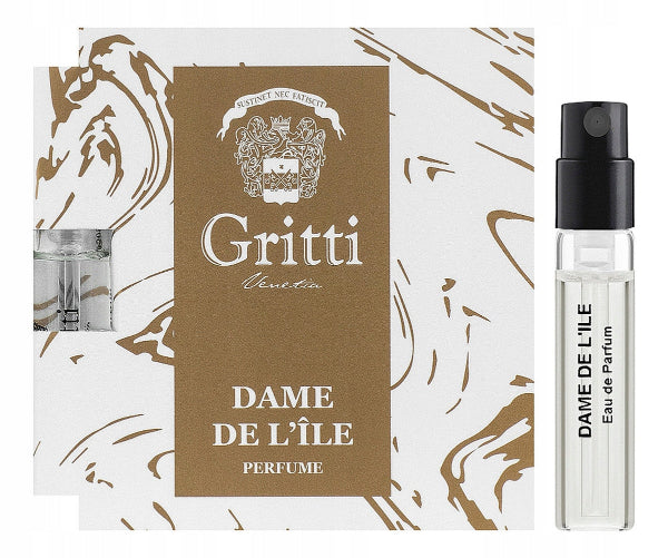 Échantillon officiel de parfum Gritti Dame de l'Ille 2ml 0,06 fl. oz. image du produit