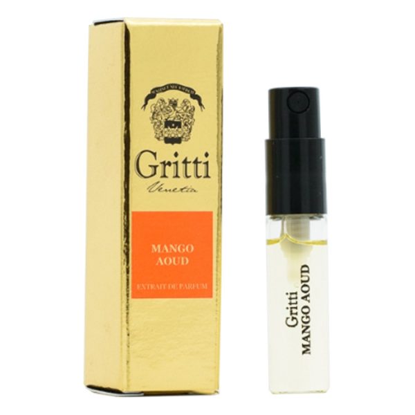 image de l'échantillon officiel de parfum Gritti Mango Aoud 2ml 0,06 fl. oz.