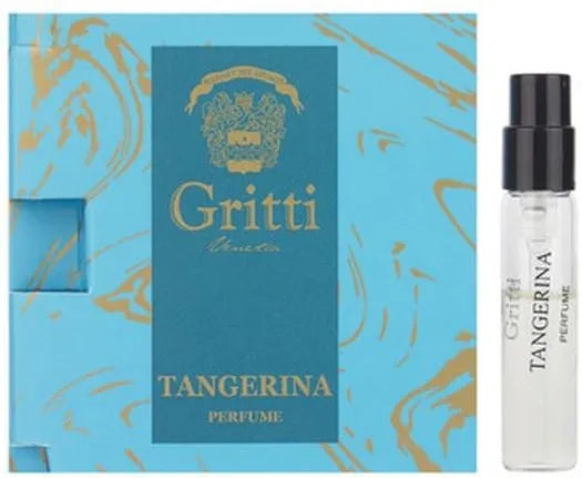 photo de l'échantillon officiel de parfum Gritti Tangerina 2 ml 0,06 fl. oz.