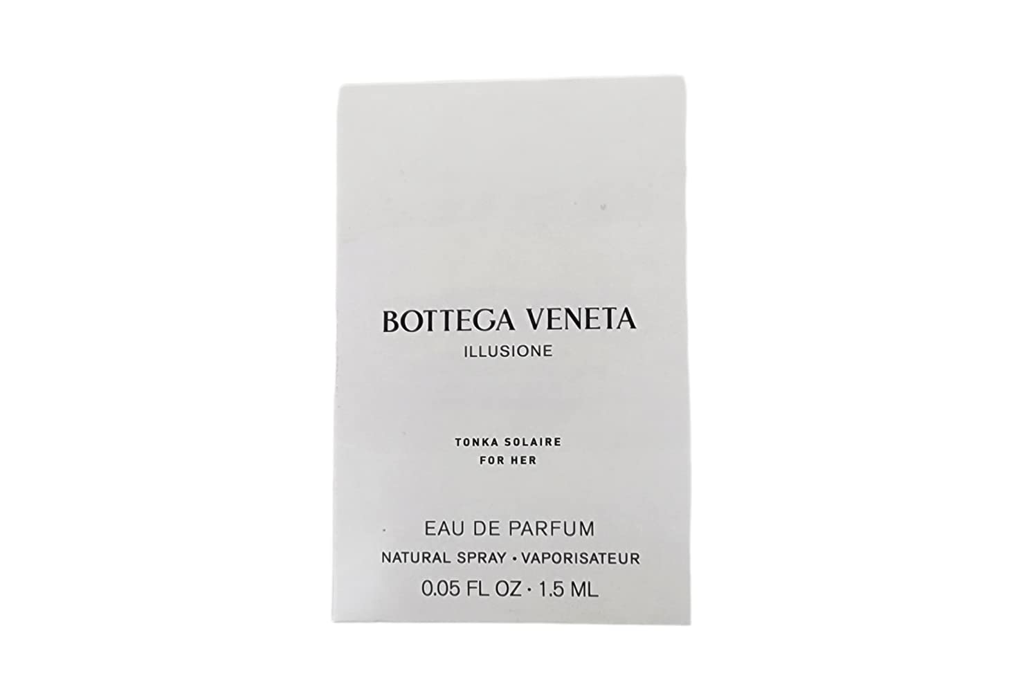 Bottega Veneta Illusione Tonka Solaire 1,5 ml 0,07 fl. onces. échantillon de parfum officiel