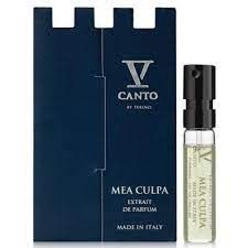 Mea Culpa de V Canto 1,5 ml échantillons de parfum officiels