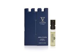 Échantillons officiels de parfum Mea Culpa de V Canto 1,5 ml