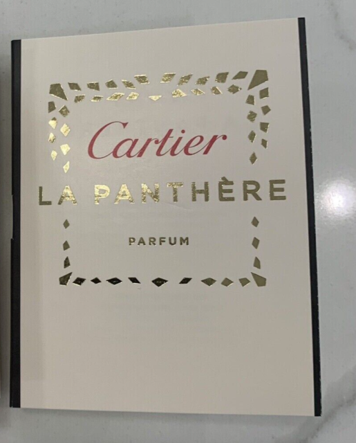 Échantillon officiel du parfum Cartier La Panthère 1,5 ml 0,05 fl. oz.