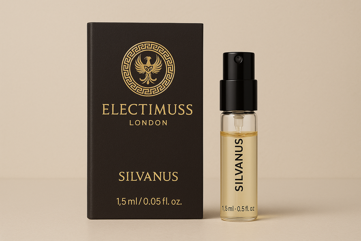 Electimuss London Silvanus 1.5ml 0.05 fl. oz. échantillon de parfum officiel