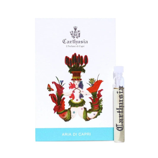 officieel Carthusia parfumstaaltje geurtester Carthusia Aria di Capri maat 2ml 0.06 oz. parfumtester