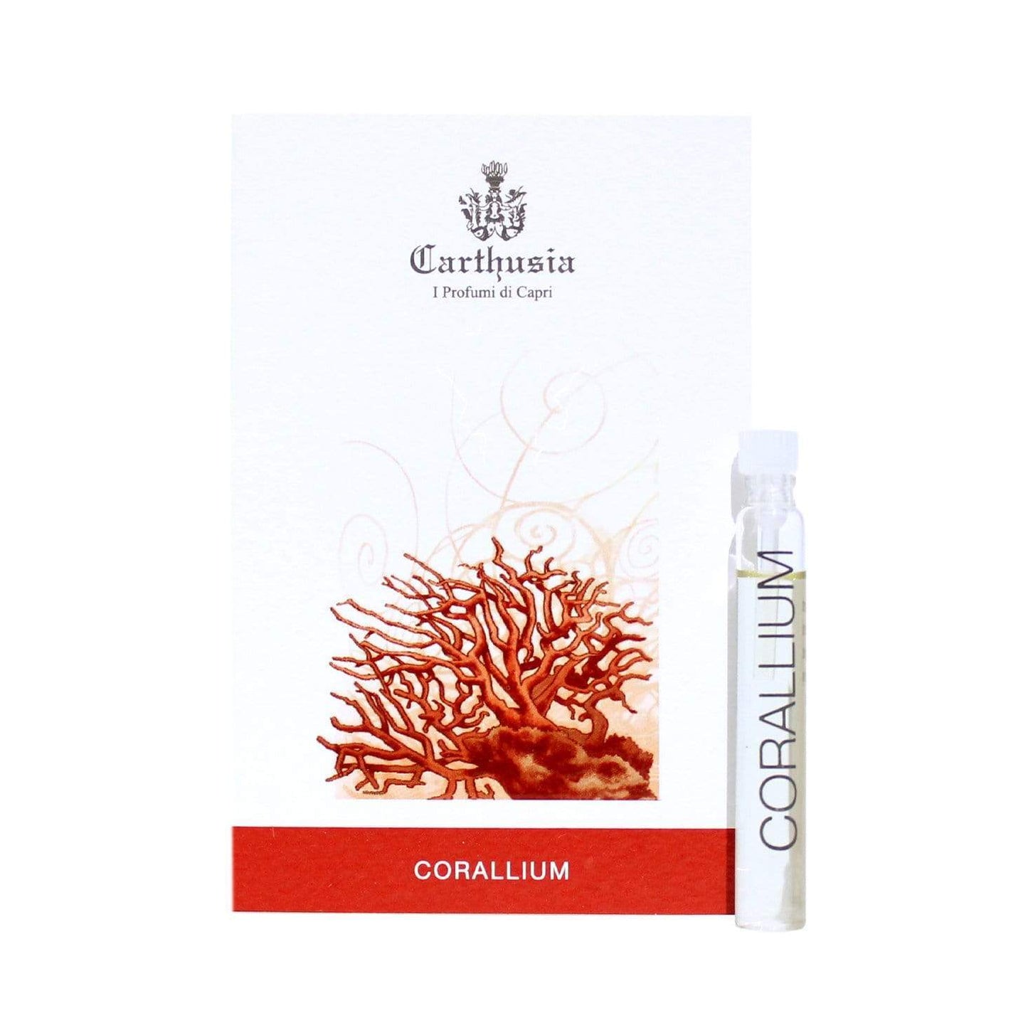 échantillon officiel de parfum Carthusia Carthusia Corallium taille 2 ml 0,06 oz.