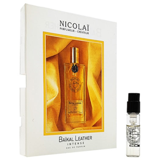 échantillons de parfum officiels testeur de parfum du parfum Nicolai Baikal Leather 1,8 ml 0,07 oz.