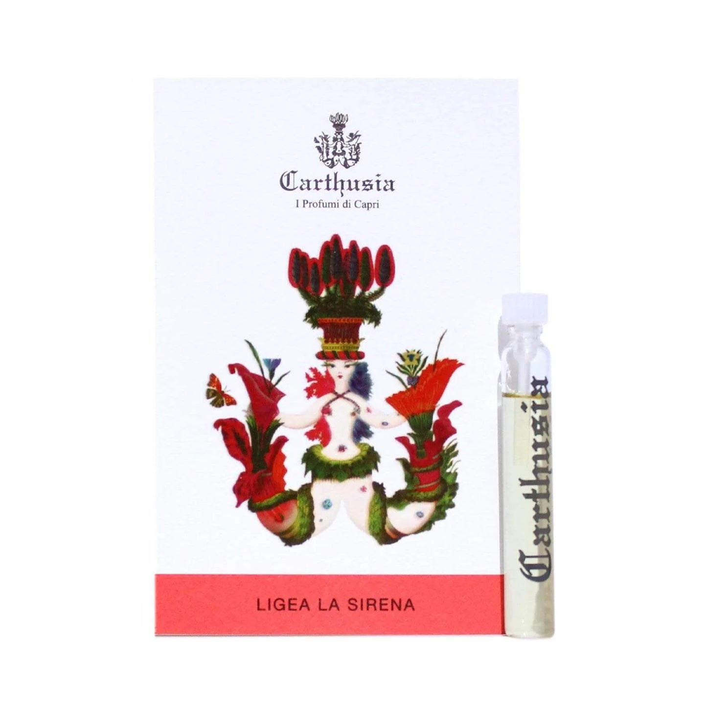 échantillon de parfum officiel de Carthusia Ligea La Sirena taille 2 ml 0,06 oz., testeurs de parfum Carthusia
