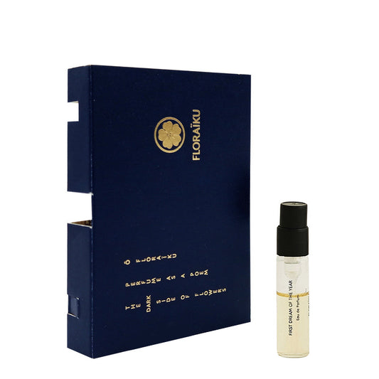 officieel parfumstaaltje of Floraiku First Dream Of The Year fragrance 1.5 ml 0,05 fl oz