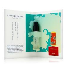 échantillon officiel de parfum du parfum Floraiku Sleeping On The Roof 1,5 ml
