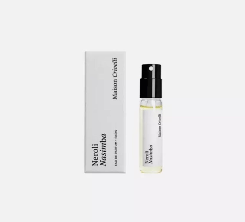 échantillon officiel de parfum de la Maison Crivelli Neroli Nasimba 1.5ml 0.05 fl.oz.