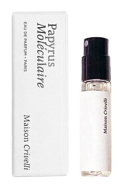 échantillon officiel de parfum de la Maison Crivelli Papyrus Moléculaire 1.5ml 0.05 fl.oz.