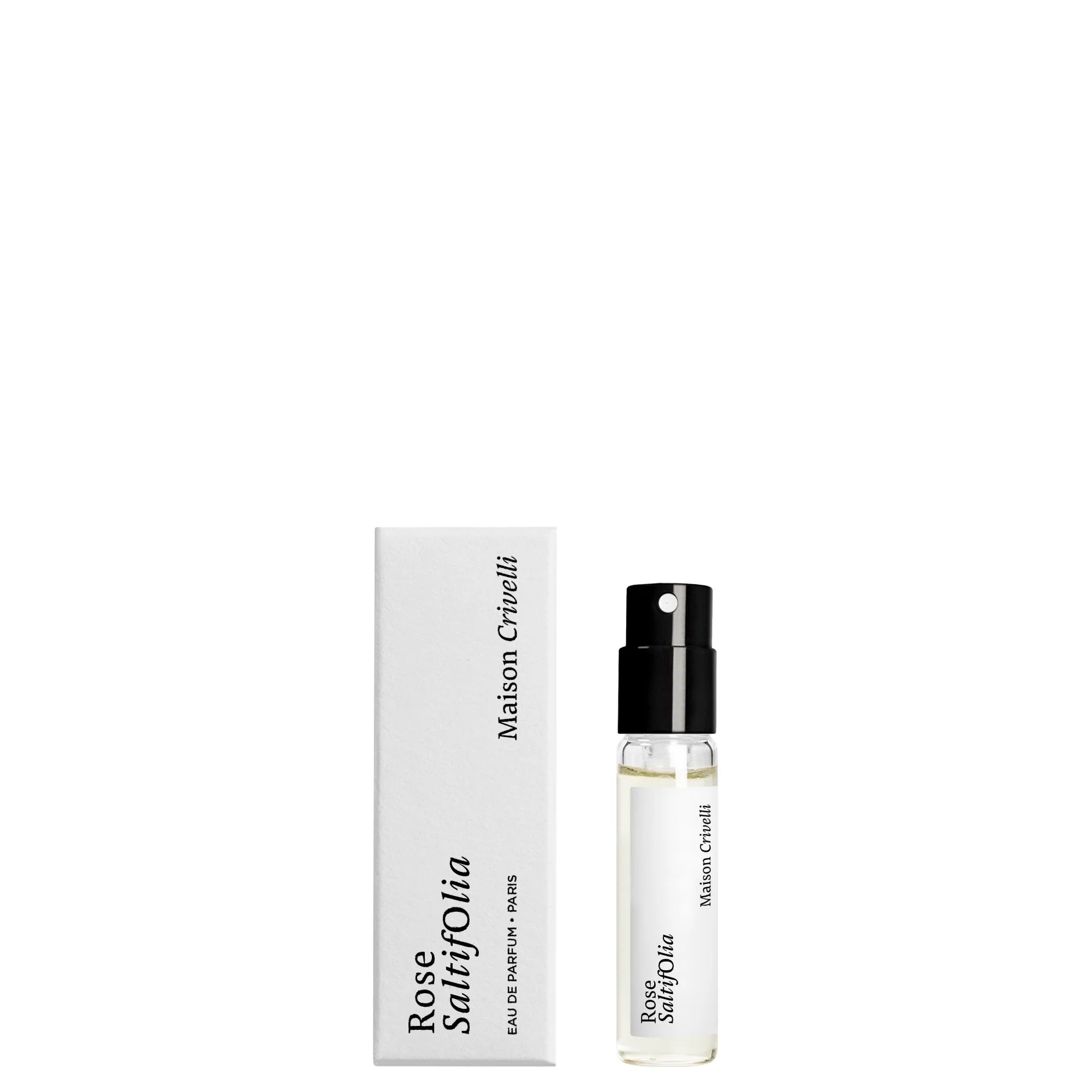 échantillon officiel de parfum de la Maison Crivelli Rose Saltifolia 1.5ml 0.05 fl.oz.