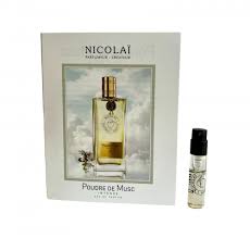 échantillons officiels de parfum du parfum Nicolai Poudre de Musc 1,8 ml 0,07 oz.