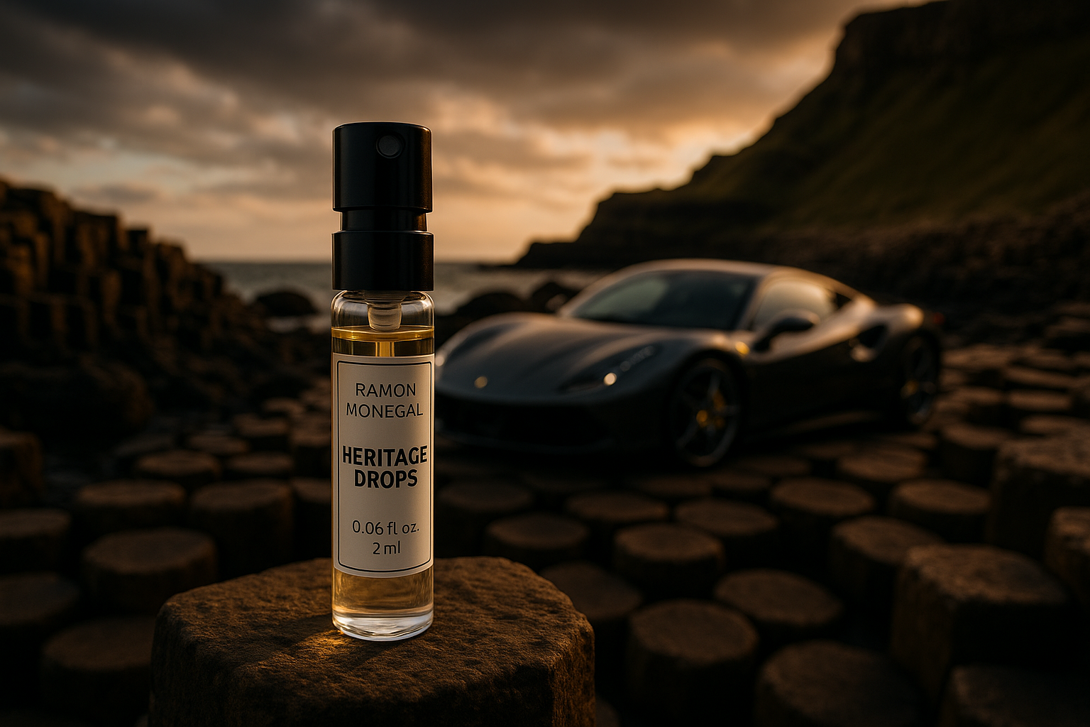 Ramon Monegal Heritage Drops officieel parfummonster 2ml 0,06 fl.o.z. parfum tester