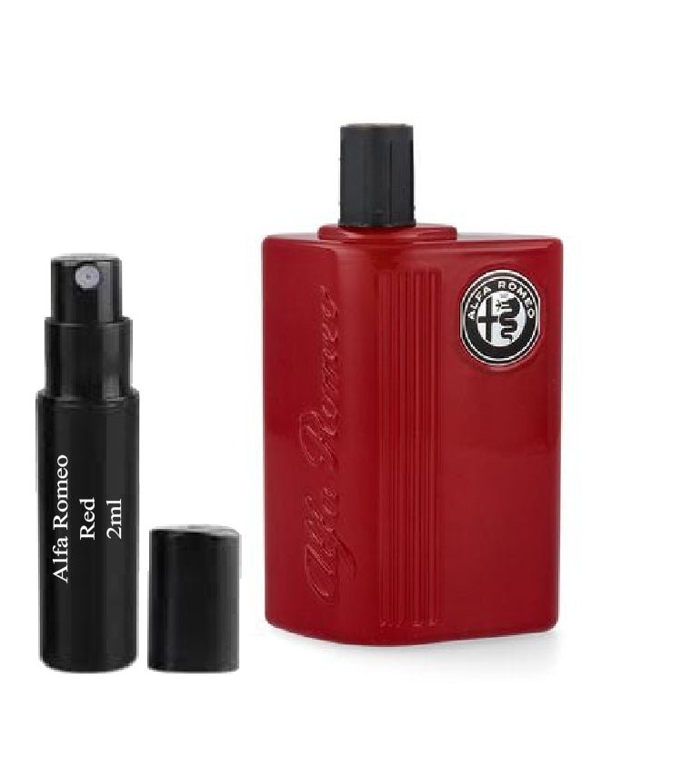 Échantillon d'eau de toilette Alfa Romeo Rouge 2ml