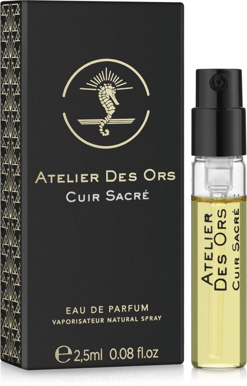 Atelier Des Ors Cuir Sacré 2.5ml 0.08 fl. onces. Échantillons de parfums officiels