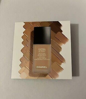 Fond de teint Chanel Ultra Le Teint Ultrawear All Day Comfort 0,9 ml Teinte B30 échantillon officiel de soins de la peau