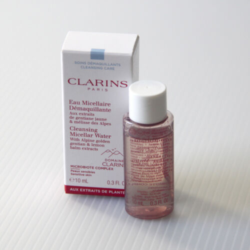 Clarins Eau Micellaire Démaquillante Mini échantillon de soin 10ML 0,3 oz.