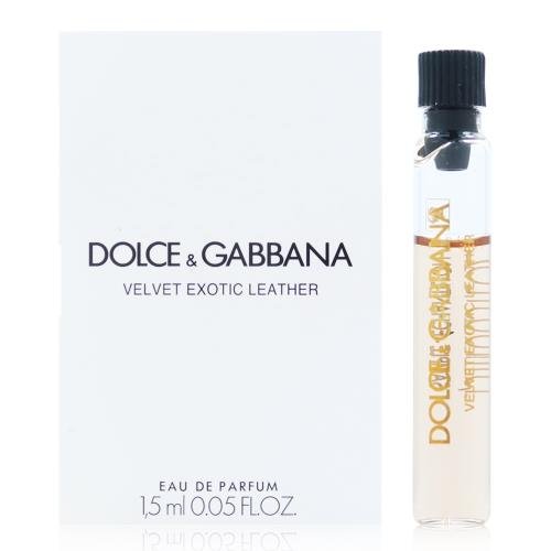 Cuir exotique velours par Dolce & Gabbana 1,5 ml 0,05 fl. oz parfums officiels, Cuir exotique velours par Dolce & Gabbana 1,5 ml 0,05 fl. oz échantillon de parfum officiel, Velvet Exotic Leather Par Dolce & Gabbana 1.5ml 0.05 fl. oz virallinen hajuve