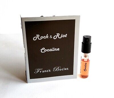 Échantillons officiels de parfum Franck Boclet Cocaïne 1,5 ml 0,05 fl. o.z.