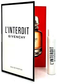 Givenchy L'Interdit Eau De Parfum 1ml 0.03 fl. onces. échantillons de parfums officiels