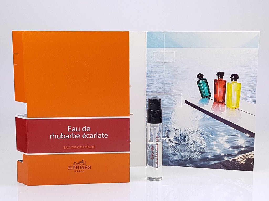 Hermes EAU DE RHUBARBE ECARLATE échantillon officiel 2ml 0.06 fl. oz.-hermes-hermes-2ml 0.06 fl. oz.-odeur pour impressionner