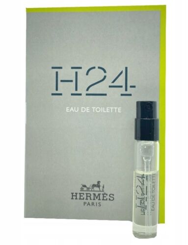 Hermès H24 2ml 0.06 fl. onces. échantillon de parfum officiel Eau de Toilette