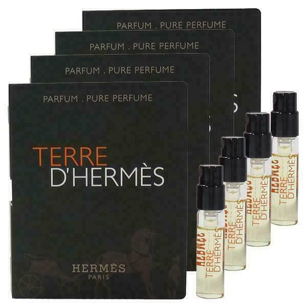 Hermes Terre D'Hermes Parfum Pure Perfume 2 ml/0,06 fl.oz. échantillons de parfum officiels