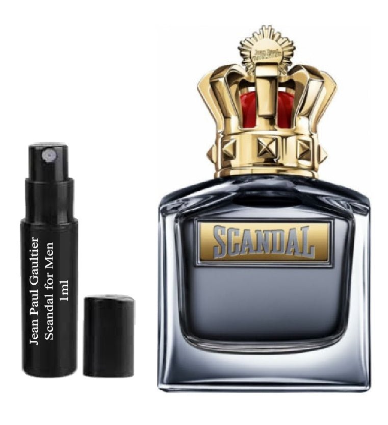Jean Paul Gaultier Scandale pour homme 1 ml 0,03 fl. oz échantillon de parfum, Jean Paul Gaultier Scandal pour Homme 1ml 0.03 fl. oz Produit de qualité, Jean Paul Gaultier Scandale pour hommes 1 ml 0,03 fl. oz парфюмна проба, Jean Paul Gaultier Scand