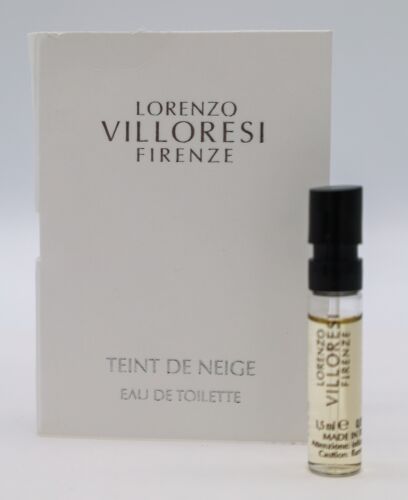 Lorenzo Villoresi Firenze Teint de Neige échantillon de parfum officiel 2ml