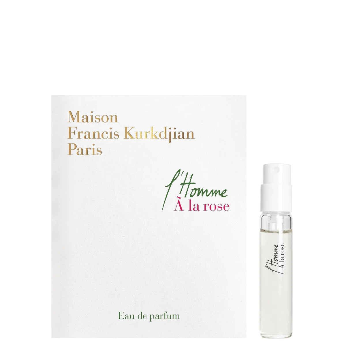 Maison Francis Kurkdjian L'Homme À la Rose 2ml 0.06 fl. onces. échantillons de parfums officiels